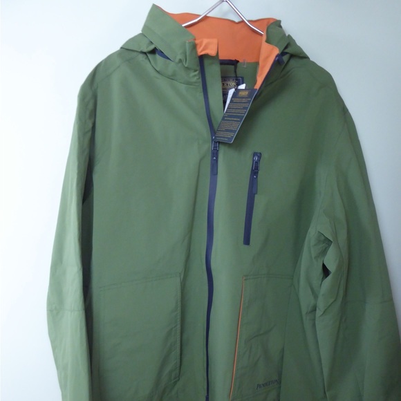 Pendleton Outdoorsmen Ripstop Poly w Hidden Stowaway Hood Windbreaker NWT - Picture 5 of 11